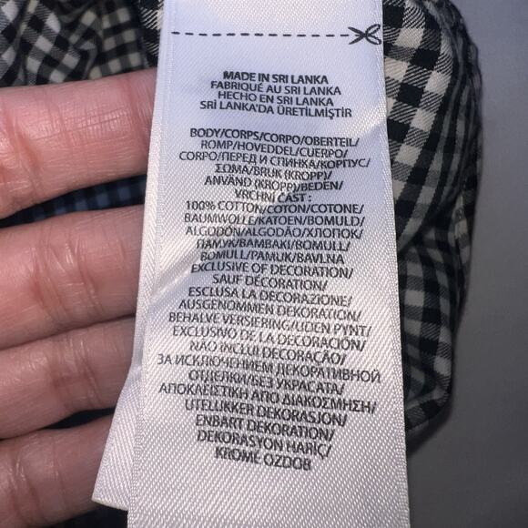 Ralph Lauren Shirt Mens Size XXL Black Gingham Check Classic Fit Button Preppy - Picture 6 of 14